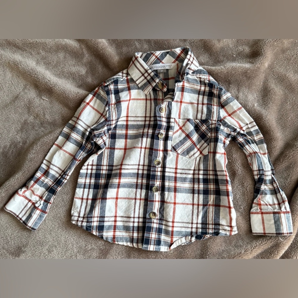 Classic Plaid Button-Down Shirt for Kids